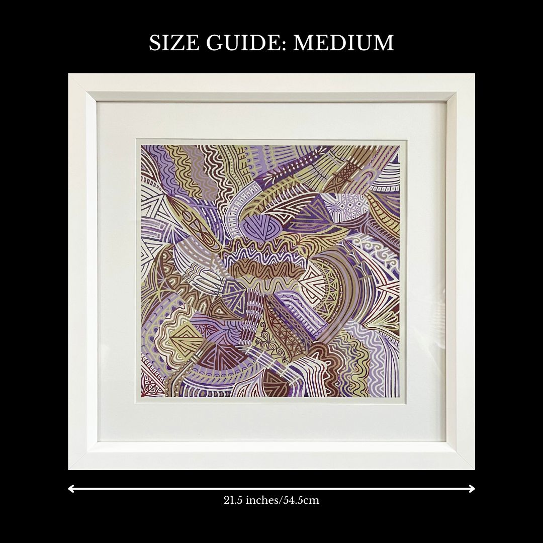 Checkmates Amethyst Avenue Giclee Print