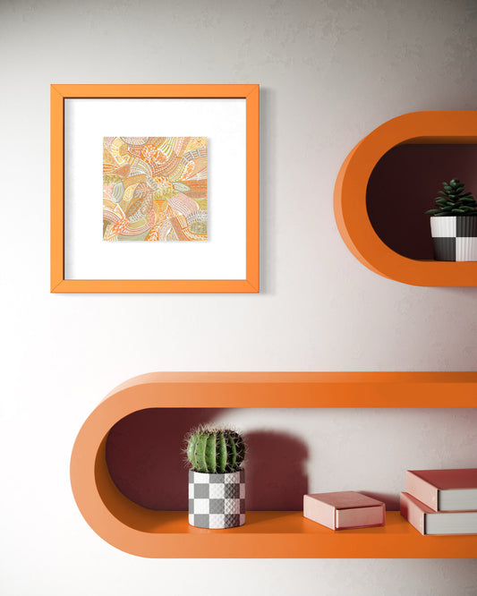 Amber Alleyway Original Painting