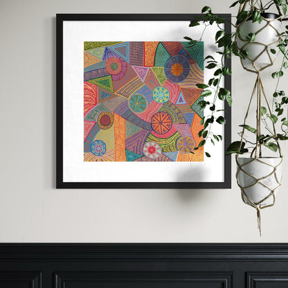 Checkmates Trivial Pursuit Giclee Print