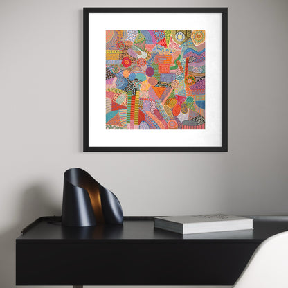 Checkmates Snakes and Ladders Giclee Print