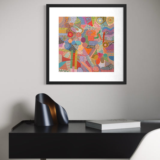 Checkmates Snakes and Ladders Giclee Print