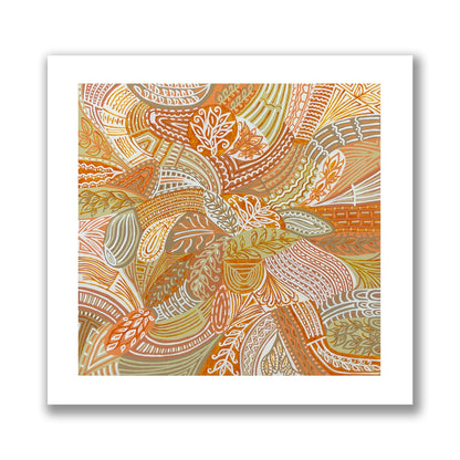 Checkmates Amber Alleyway Print