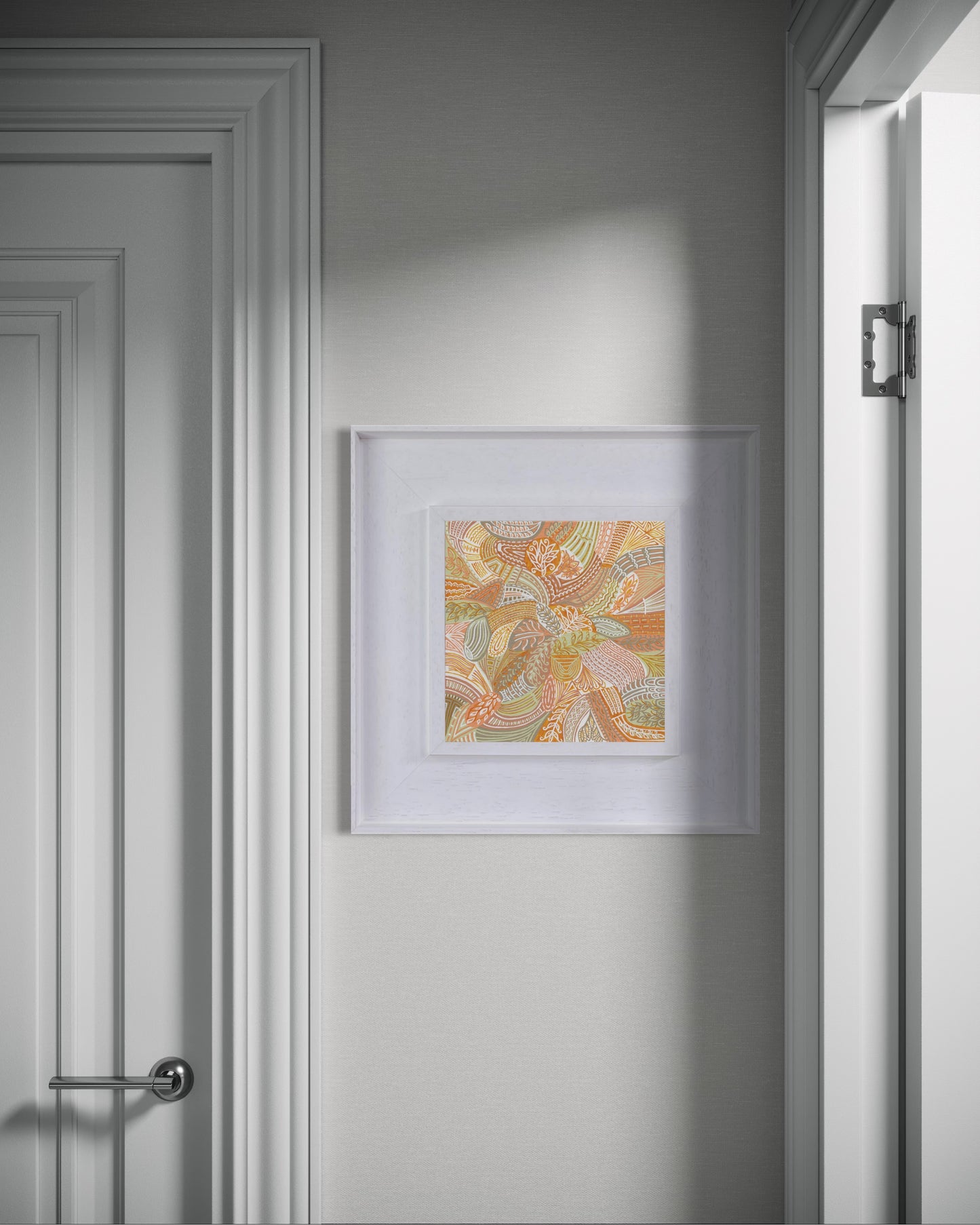 Amber Alleyway Original Painting