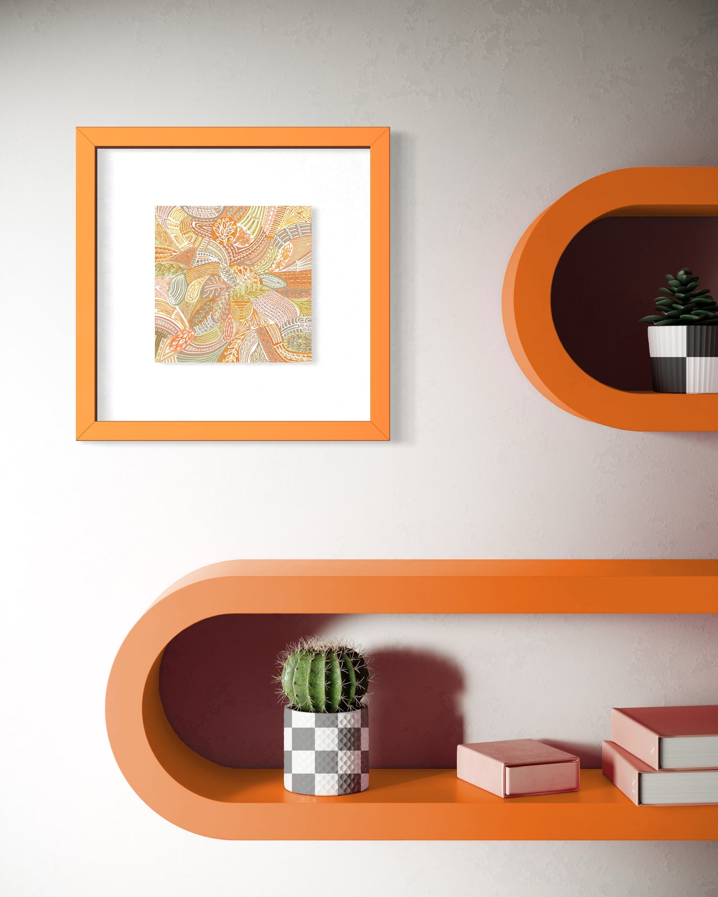 Amber Alleyway Original Painting