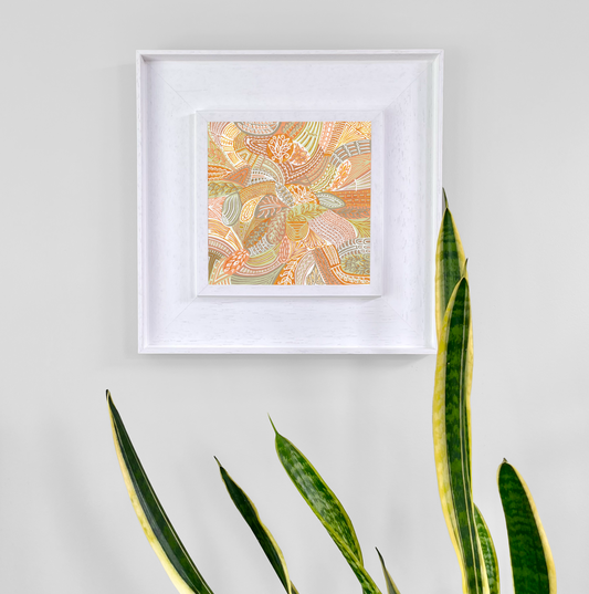 Amber Alleyway Original Painting