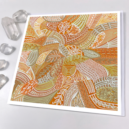 09 Amber Alleyway Card