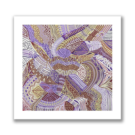 Checkmates Amethyst Avenue Print