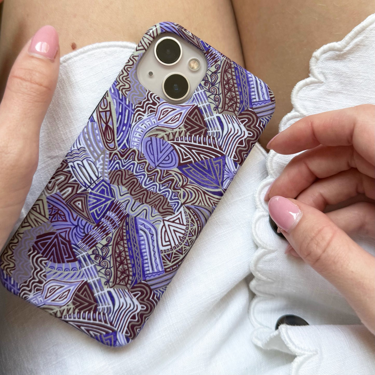 05 Amethyst Avenue iPhone Case