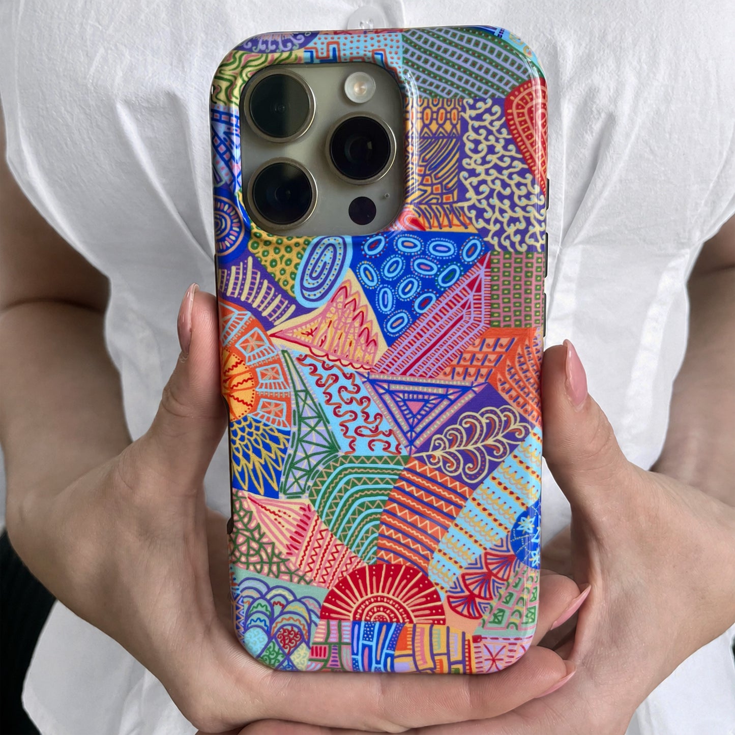 11 Kaleidoscope iPhone Case