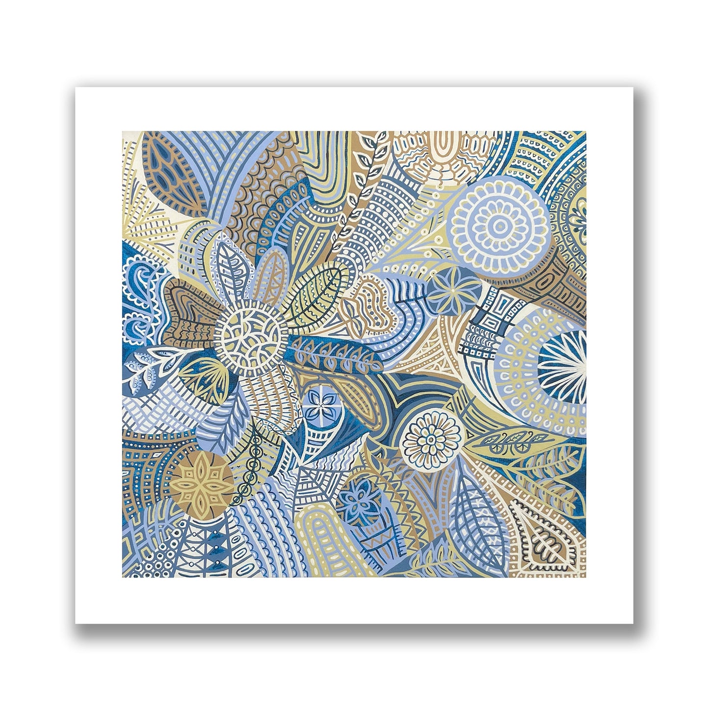 Checkmates Sapphire Street Print