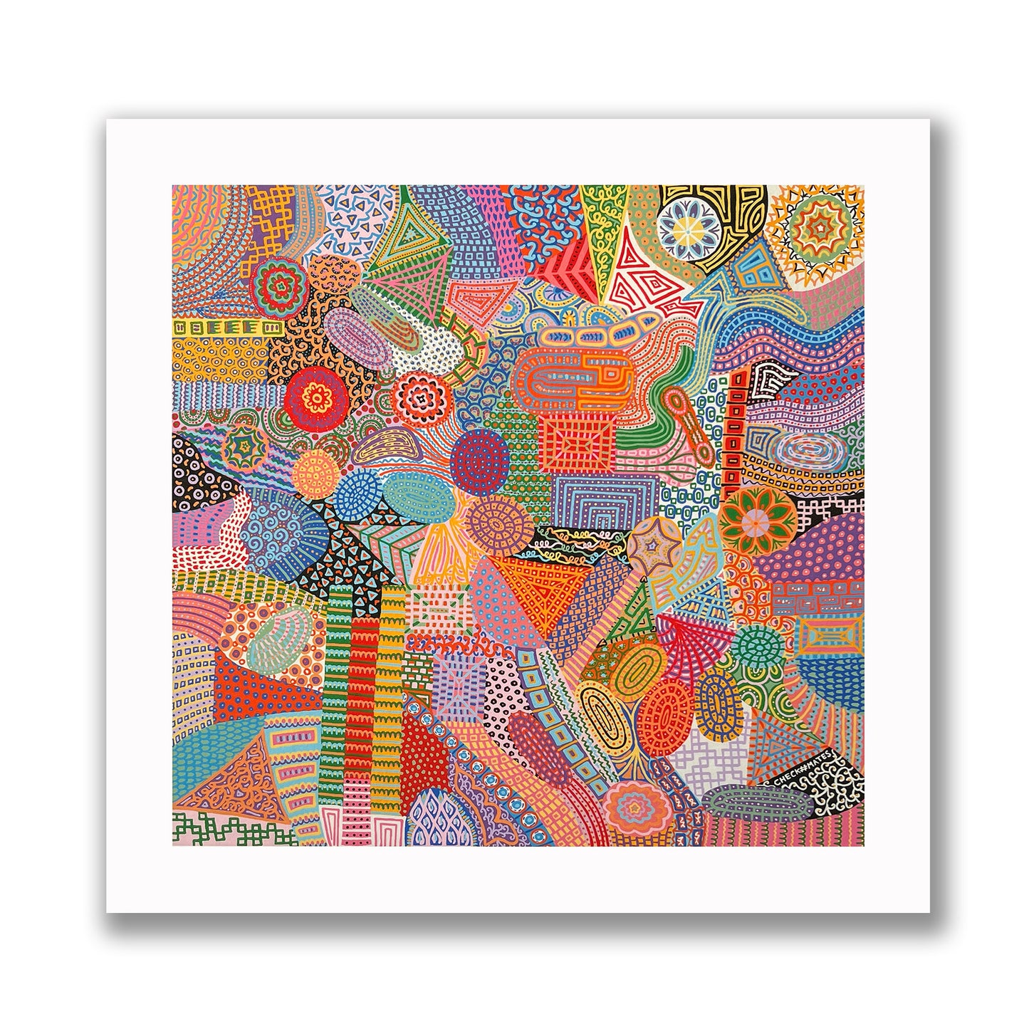 Checkmates Snakes and Ladders Giclee Print