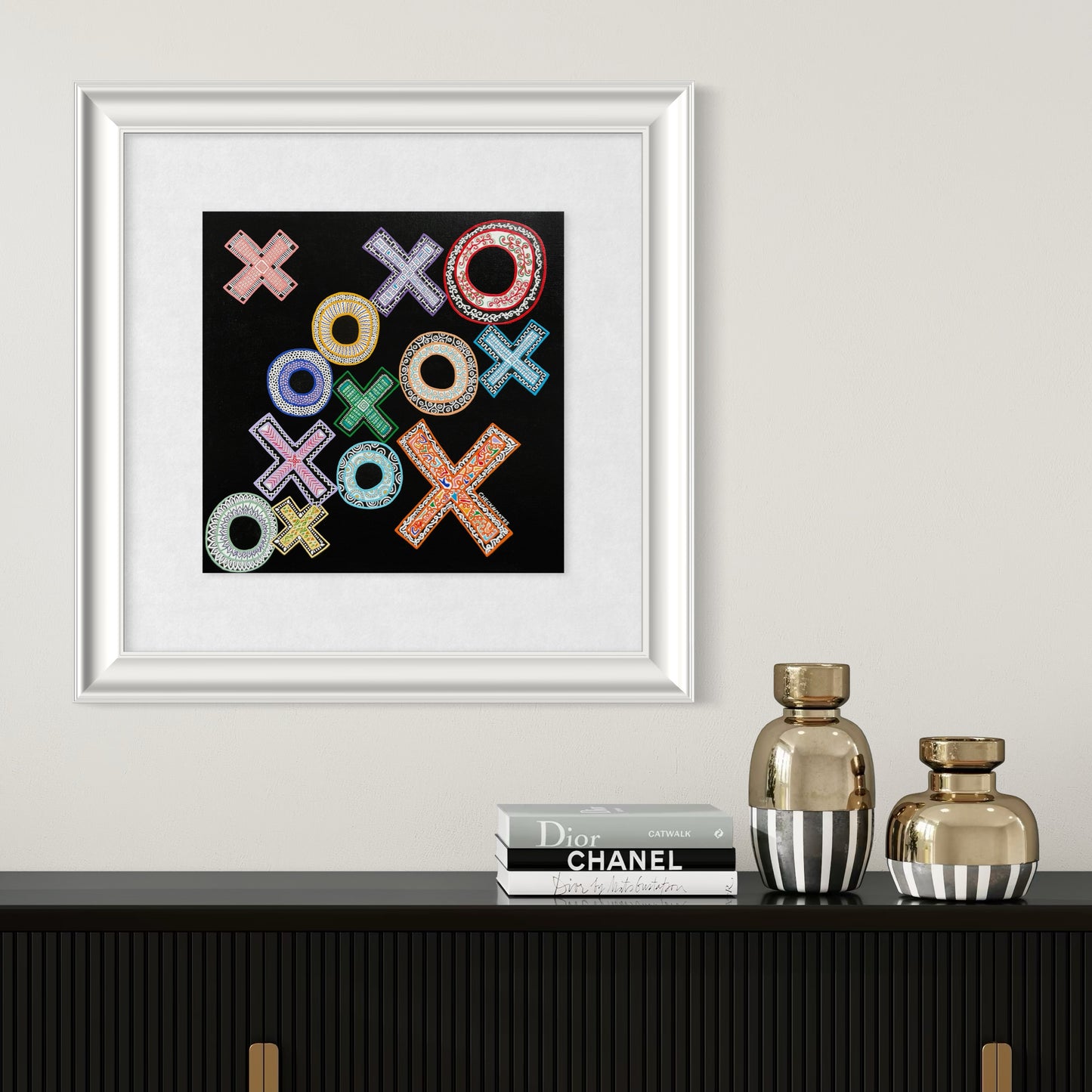 Noughts and Crosses Original Painting