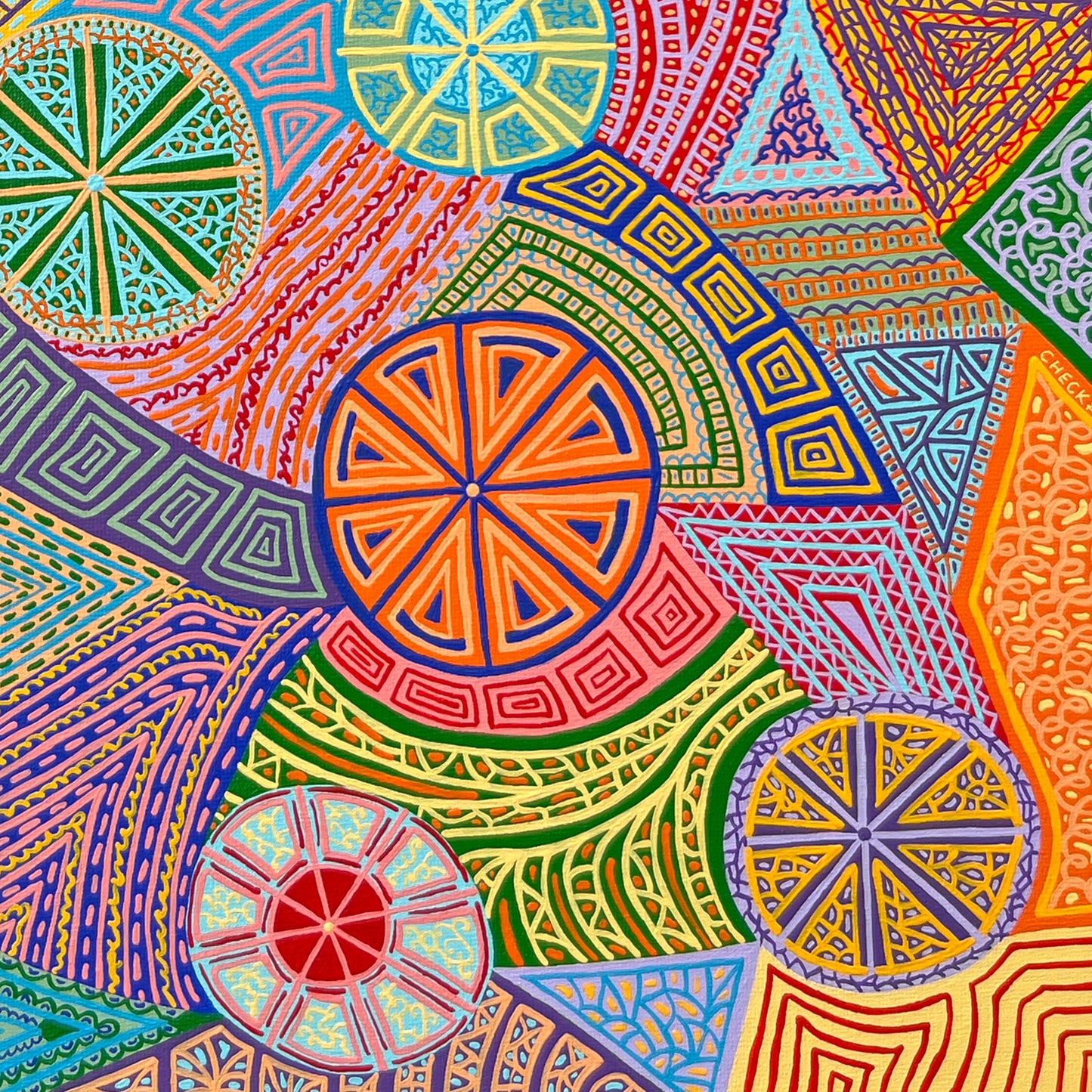 Trivial Pursuit Original Painting